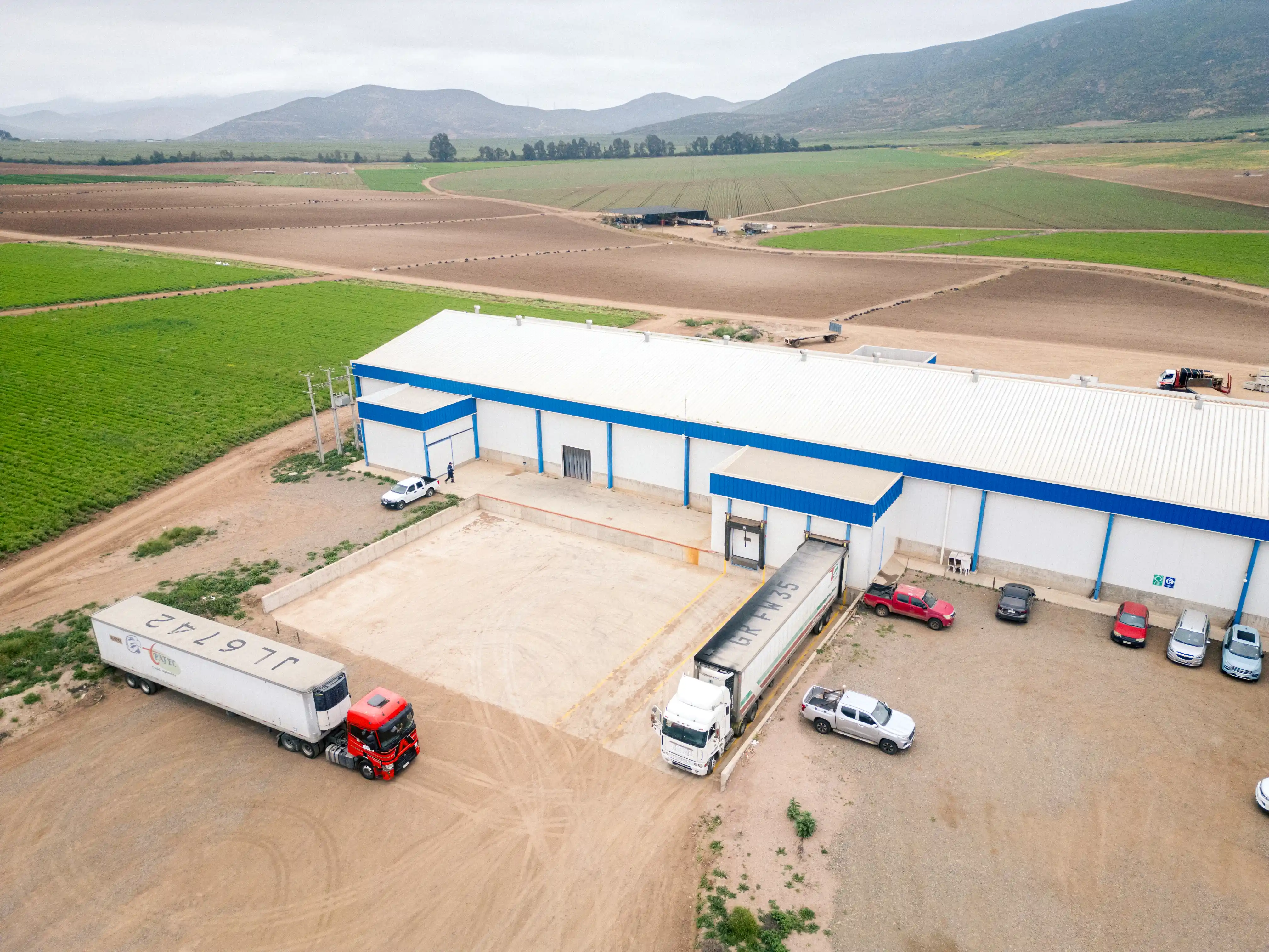 Vista aérea Fundo Agrícola Los Colonos